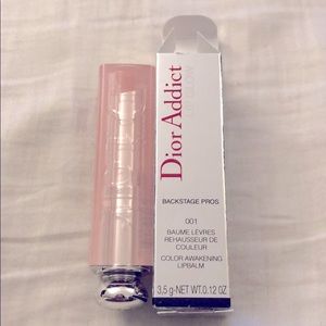 Dior Addict lip glow backstage pros 001 lip balm